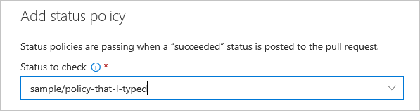 Statuspolicy