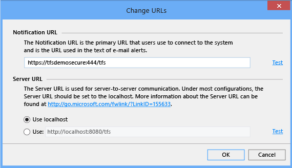 Ange HTTPS, server och port i adressen