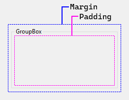 Utfyllnads- och marginalegenskaper för Windows Forms-kontroller