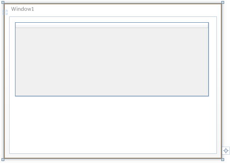 fönster med DataGrid
