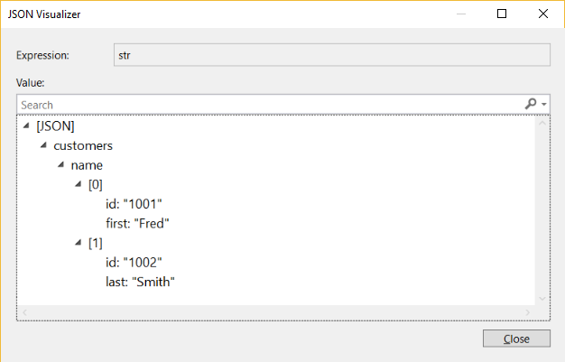 JSONStringVisualizer JSON String Visualizer