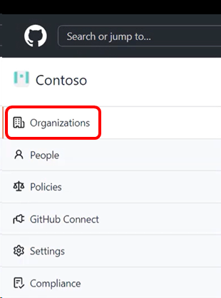 Välj Organisationer