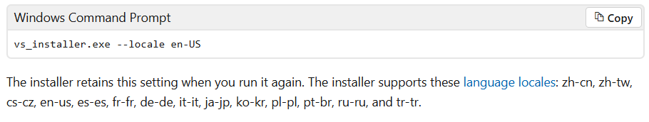 Skärmdump som visar Windows kommandotolken.