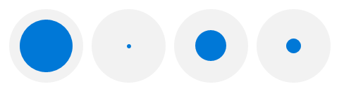 ItemsRepeater med cirkulär representation
